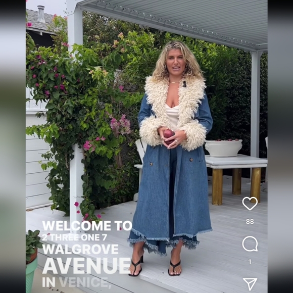 New BlankNYC  course denim jacket coat in blue - Picture 12 of 14